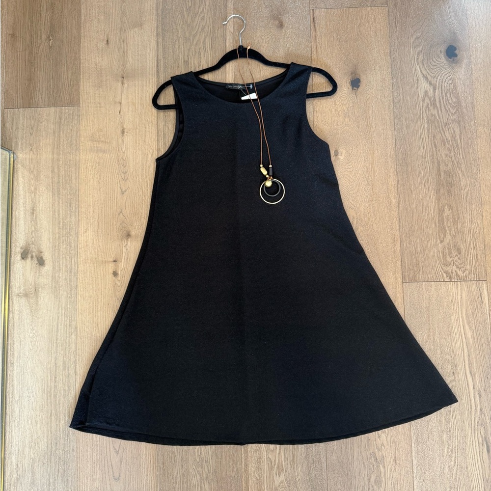Black mini dress